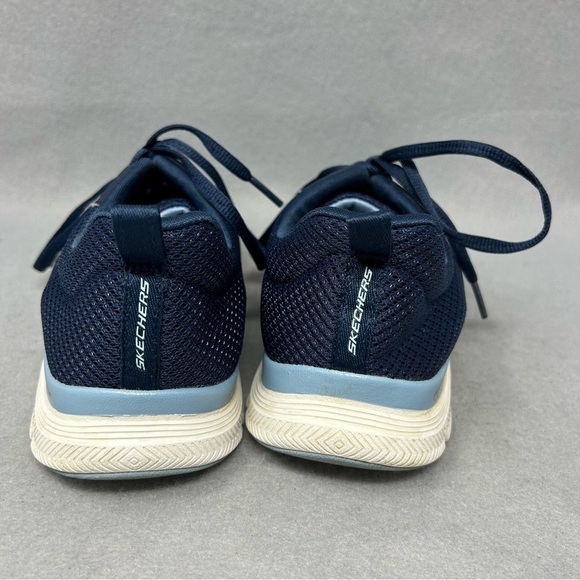 Skechers Flex Appeal Shoes Womens 8 Blue Running Shoes Sneakers 149303 - Picture 10 of 11